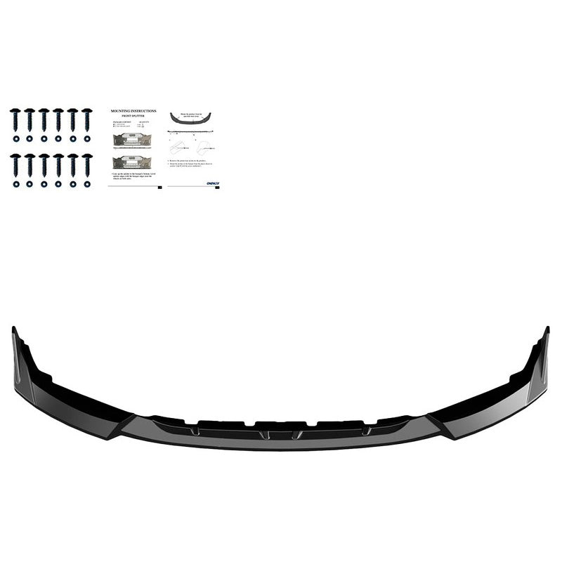 Oneway Frontspoiler passend für BMW M2 G87 Coupe 2023- - Schwarz glänzend