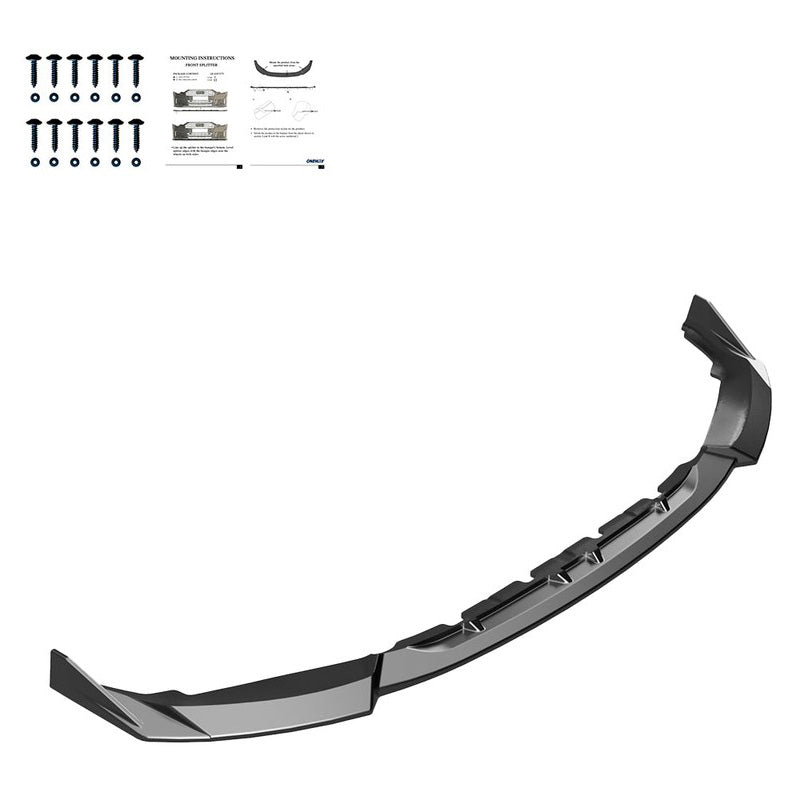 Oneway Frontspoiler passend für BMW M2 G87 Coupe 2023- - Schwarz glänzend