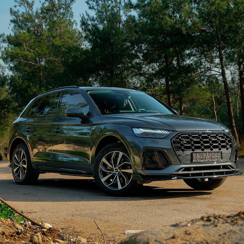 Oneway Frontspoiler passend für Audi SQ5 / Q5 S-Line (FY) Facelift 2020-2024 inkl. Sportback - Schwarz glänzend