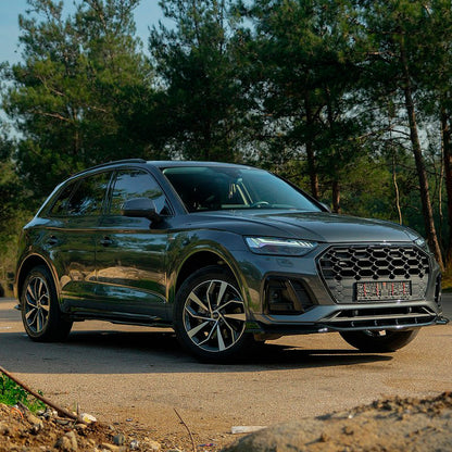 Oneway Frontspoiler passend für Audi SQ5 / Q5 S-Line (FY) Facelift 2020-2024 inkl. Sportback - Schwarz glänzend