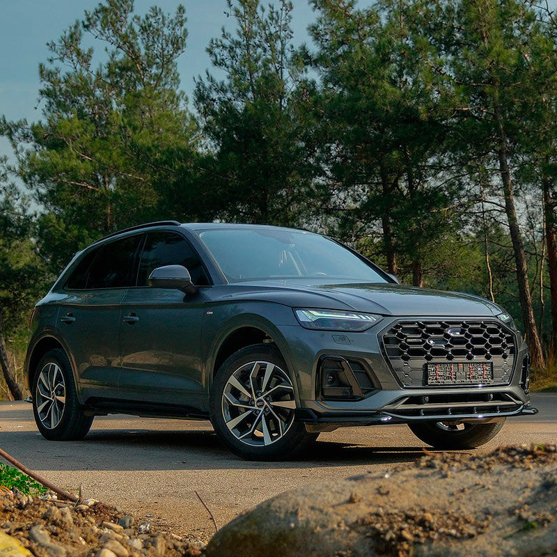 Oneway Frontspoiler passend für Audi SQ5 / Q5 S-Line (FY) Facelift 2020-2024 inkl. Sportback - Schwarz glänzend