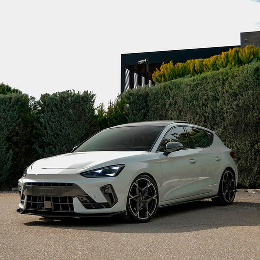 Oneway Frontspoiler passend für Cupra Leon Facelift 2024- - Schwarz glänzend