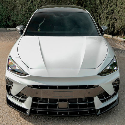 Oneway Frontspoiler passend für Cupra Leon Facelift 2024- - Schwarz glänzend