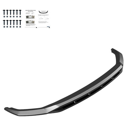 Oneway Frontspoiler passend für Volkswagen Transporter T6.1 2020-2022 - Version 5 - Schwarz glänzend