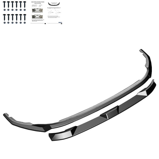 Oneway Frontspoiler passend für Volkswagen Transporter T7 2024- - Schwarz glänzend