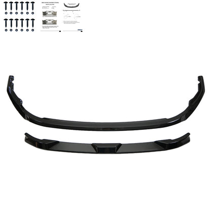 Oneway Frontspoiler passend für Volkswagen Transporter T7 2024- - Schwarz glänzend