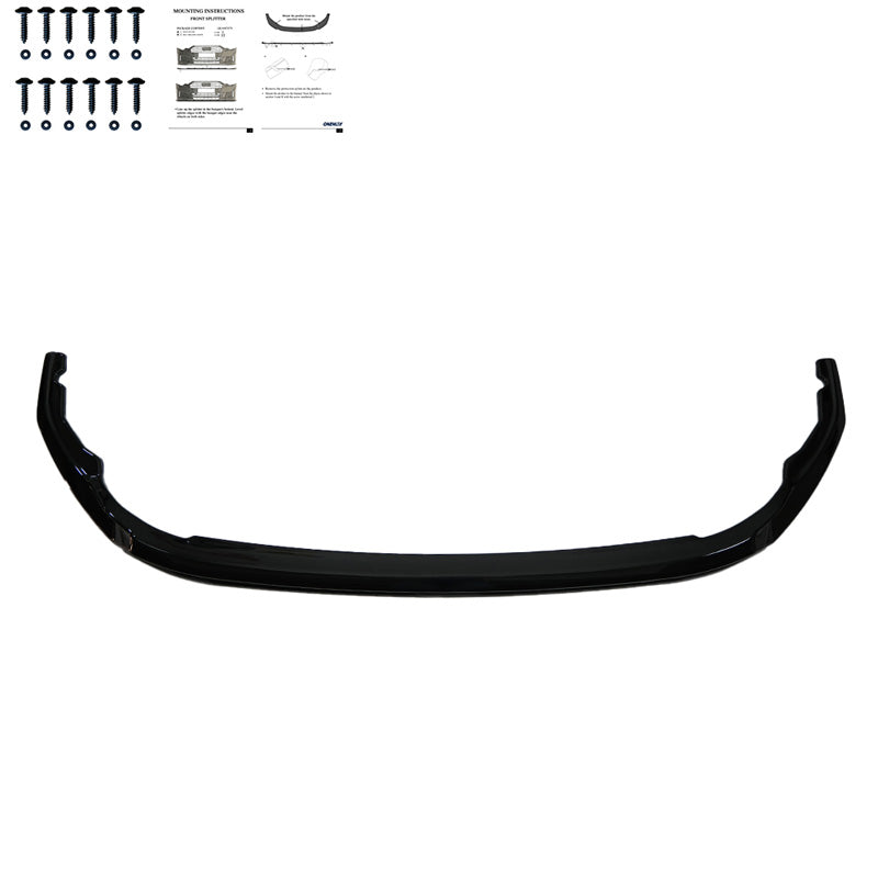 Oneway Frontspoiler passend für Volkswagen Transporter T7 2024- - Schwarz glänzend