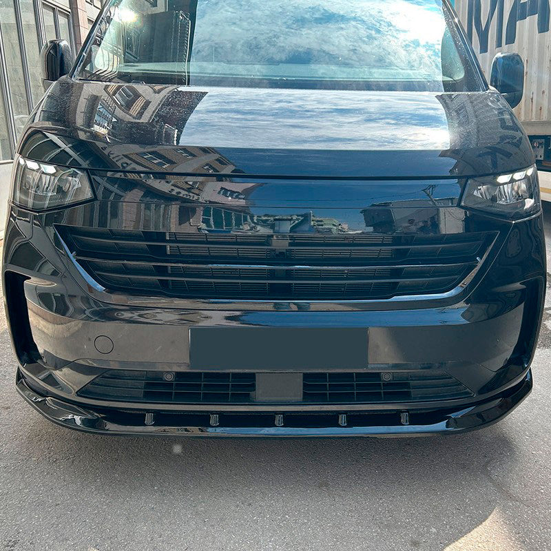 Oneway Frontspoiler passend für Volkswagen Transporter T7 2024- - Schwarz glänzend - Version 5