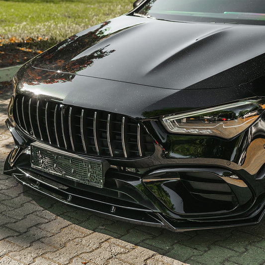 Oneway Frontspoiler passend für Mercedes CLA (C118/X118) Coupe/Shooting Brake CLA45 AMG S Aero Pack 2019-2023 - Schwarz gl...