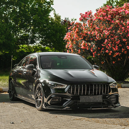 Oneway Frontspoiler passend für Mercedes CLA (C118/X118) Coupe/Shooting Brake CLA45 AMG S Aero Pack 2019-2023 - Schwarz gl...