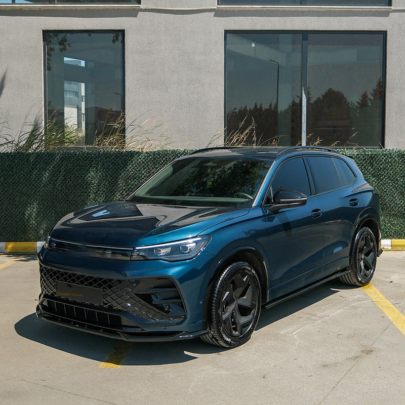 Oneway Frontspoiler passend für Volkswagen Tiguan III (CT1) R-Line 2024- - Schwarz glänzend
