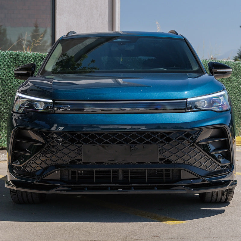 Oneway Frontspoiler passend für Volkswagen Tiguan III (CT1) R-Line 2024- - Schwarz glänzend