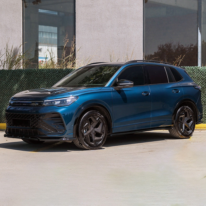 Oneway Frontspoiler passend für Volkswagen Tiguan III (CT1) R-Line 2024- - Schwarz glänzend