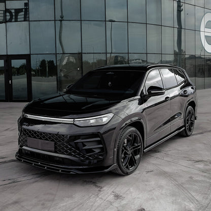 Oneway Frontspoiler passend für Volkswagen Tayron (R41) R-Line 2024- - Schwarz glänzend