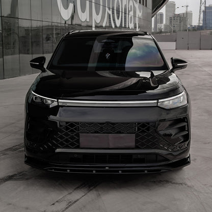 Oneway Frontspoiler passend für Volkswagen Tayron (R41) R-Line 2024- - Schwarz glänzend