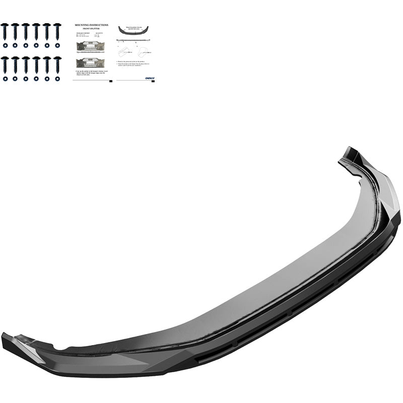 Oneway Frontspoiler passend für Volkswagen Tayron (R41) R-Line 2024- - Schwarz glänzend