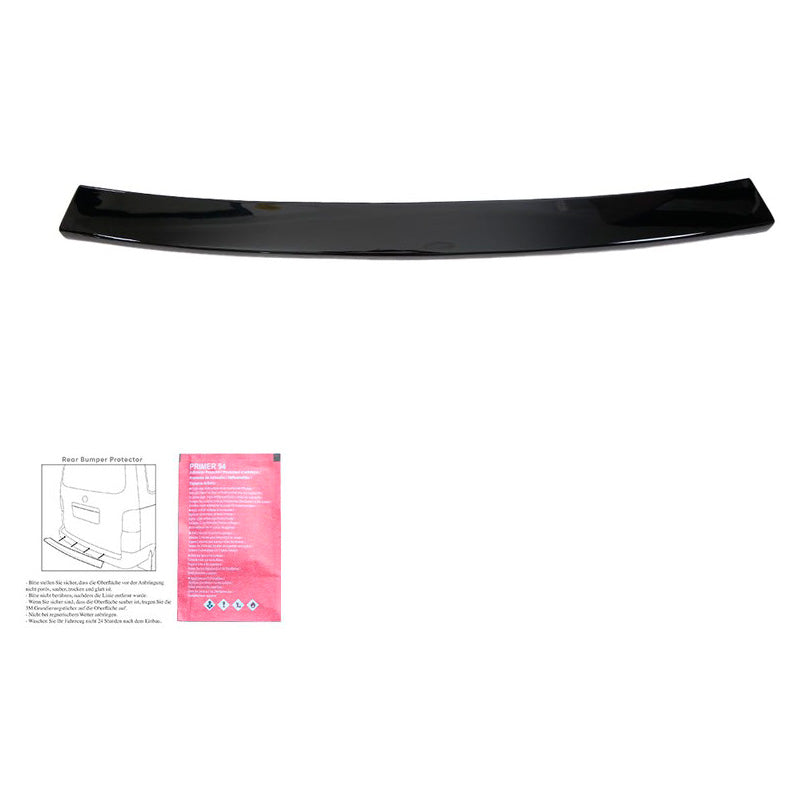 Oneway Ladekantenschutz passend für Volkswagen Transporter T5 2003-2009 - Schwarz glänzend