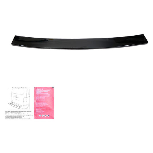 Oneway Ladekantenschutz passend für Volkswagen Transporter T5 2003-2009 - Schwarz glänzend