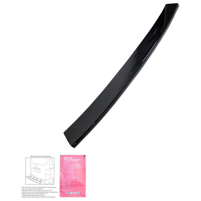 Oneway Ladekantenschutz passend für Volkswagen Transporter T5 2003-2009 - Schwarz glänzend