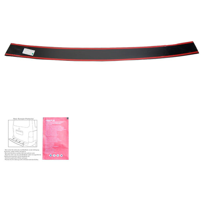 Oneway Ladekantenschutz passend für Volkswagen Transporter T5 2003-2009 - Schwarz glänzend