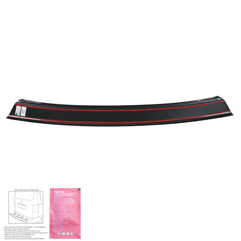 Oneway Ladekantenschutz passend für Volkswagen Transporter T5.1 2010-2015 - Mattschwarz