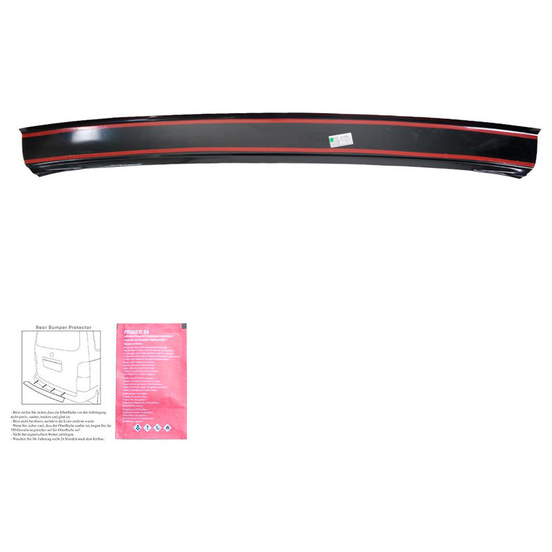 Oneway Ladekantenschutz passend für Volkswagen Transporter T6/T6.1 2015-2022 - Schwarz glänzend