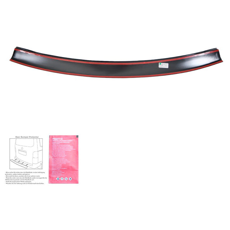Oneway Ladekantenschutz passend für Volkswagen Caddy MK3 Facelift 2010-2015 - Mattschwarz