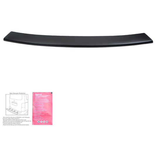Oneway Ladekantenschutz passend für Volkswagen Transporter T5 2003-2009 (mit 2 Hecktüren) - Mattschwarz