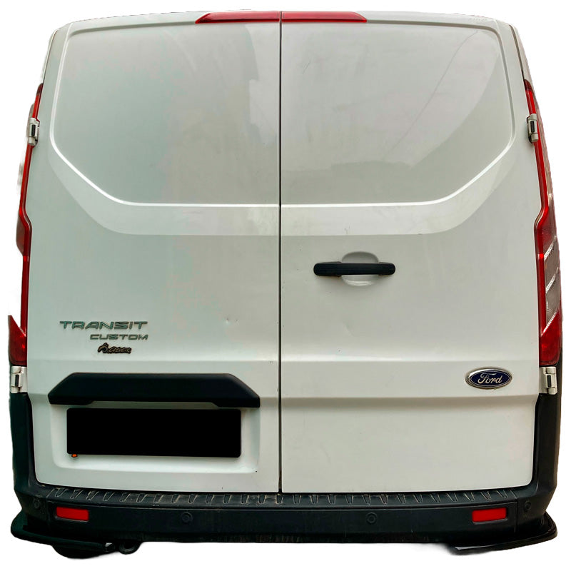 Oneway Heckschürzenansätze (Seitenteile) passend für Ford Transit Custom MK1 Facelift 2018-2023 - Schwarz glänzend