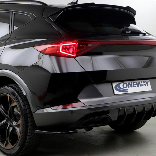 Oneway Heckschürzenansätze (Seitenteile) passend für Cupra Formentor 2020-2024 & Facelift 2024- - Schwarz glänzend