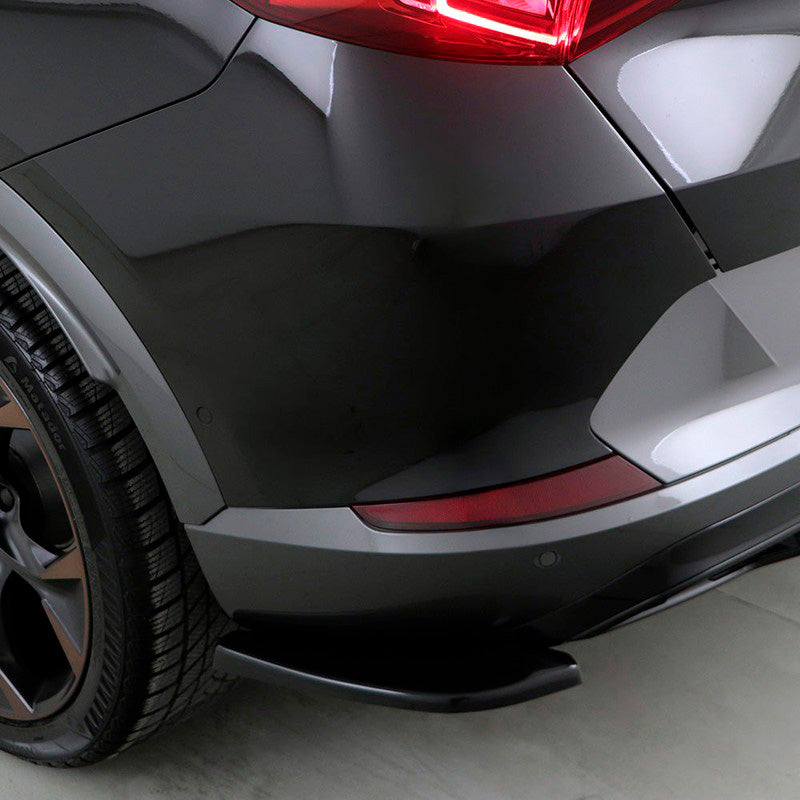 Oneway Heckschürzenansätze (Seitenteile) passend für Cupra Formentor 2020-2024 & Facelift 2024- - Schwarz glänzend
