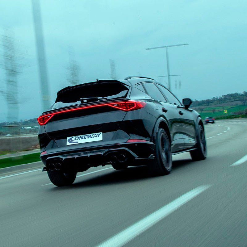 Oneway Heckschürzenansätze (Seitenteile) passend für Cupra Formentor 2020-2024 & Facelift 2024- - Version 2 - Schwarz glän...