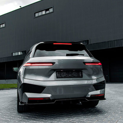 Oneway Heckschürzenansatz passend für BMW iX M-Pack i20 2021- - Schwarz glänzend