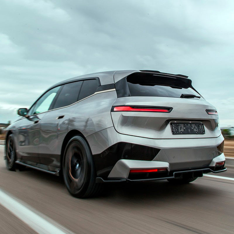 Oneway Heckschürzenansatz passend für BMW iX M-Pack i20 2021- - Schwarz glänzend