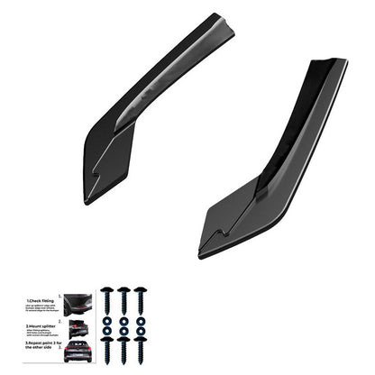 Oneway Heckschürzenansätze (Seitenteile) passend für BMW 3er G20/G21 M-Pack 2018-2022 - Schwarz glänzend