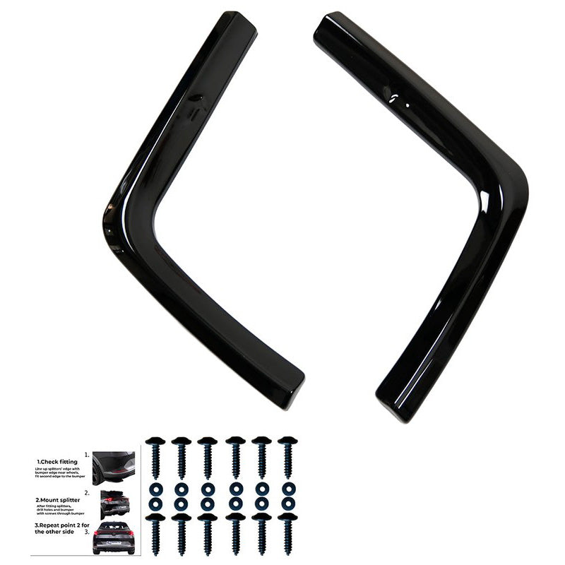 Oneway Heckschürzenansätze (Seitenteile) passend für Volkswagen Transporter T7 2024- & Ford Transit Custom (V710) 2023- - ...