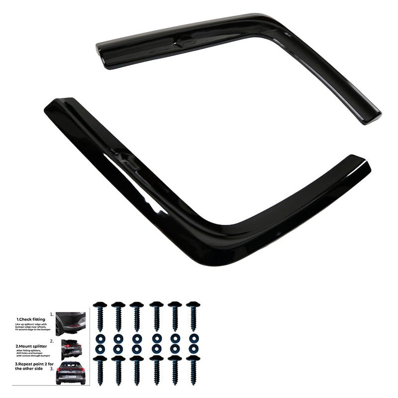 Oneway Heckschürzenansätze (Seitenteile) passend für Volkswagen Transporter T7 2024- & Ford Transit Custom (V710) 2023- - ...