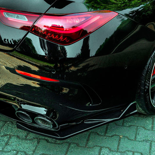 Oneway Heckschürzenansätze (Seitenteile) passend für Mercedes CLA (C118/X118) Coupe/Shooting Brake CLA35/CLA45 AMG Aero Pa...
