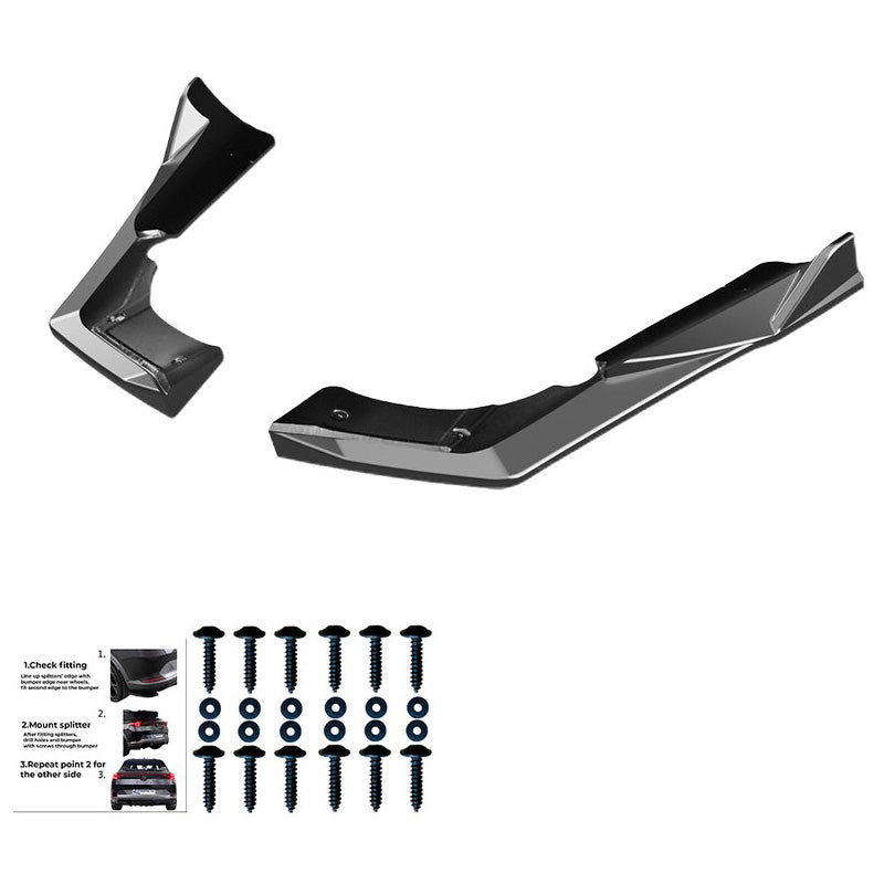Oneway Heckschürzenansätze (Seitenteile) passend für Mercedes CLA (C118/X118) Coupe/Shooting Brake CLA35/CLA45 AMG Aero Pa...