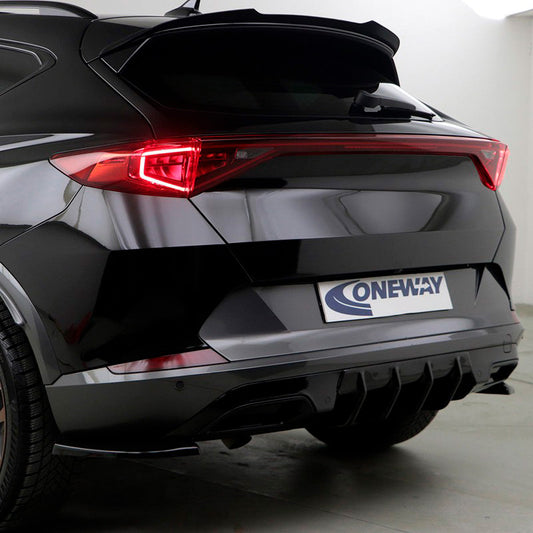 Oneway Heckdiffusor passend für Cupra Formentor 2020-2024 exkl. VZ/VZ5 - Schwarz glänzend