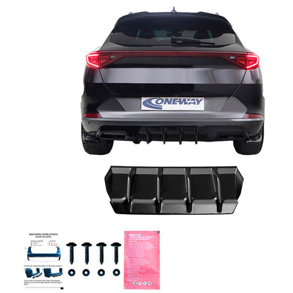 Oneway Heckdiffusor passend für Cupra Formentor 2020-2024 exkl. VZ/VZ5 - Schwarz glänzend