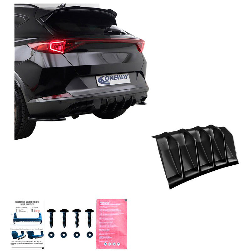 Oneway Heckdiffusor passend für Cupra Formentor 2020-2024 exkl. VZ/VZ5 - Schwarz glänzend