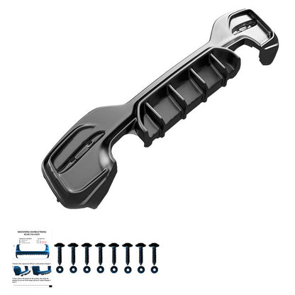 Oneway Heckdiffusor passend für BMW 1er F20/F21 Facelift M-Power 2015-2019 - Schwarz glänzend