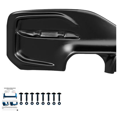 Oneway Heckdiffusor passend für BMW 1er F20/F21 Facelift M-Power 2015-2019 - Schwarz glänzend