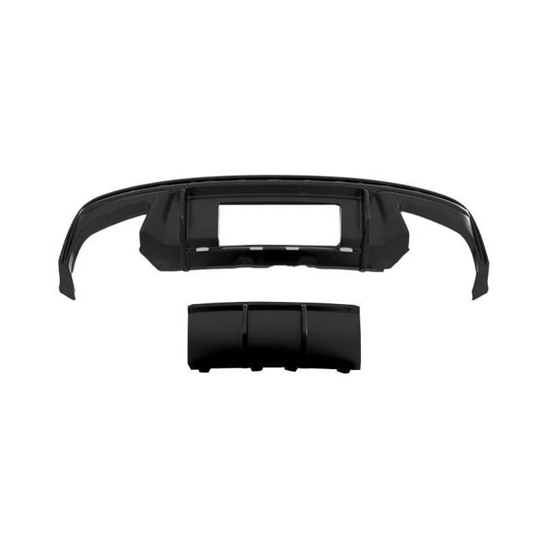 Oneway Heckdiffusor passend für Skoda Octavia IV RS HB/Kombi 2020- - Version 2 - Schwarz glänzend