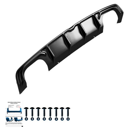 Oneway Heckdiffusor passend für Audi S3 Limousine 8V 2013-2016 - Schwarz glänzend