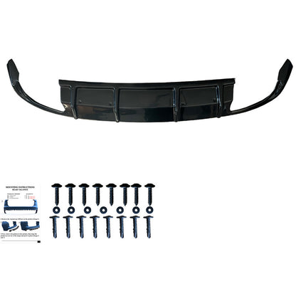 Oneway Heckdiffusor passend für Skoda Superb 3V HB/Kombi 2015-2018 - Schwarz glänzend