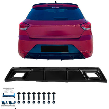 Oneway Heckdiffusor passend für Seat Ibiza (6F) 2017- inkl. FR - Schwarz glänzend