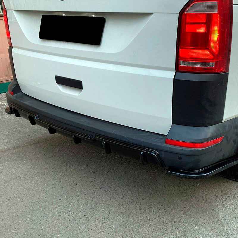 Oneway Heckdiffusor passend für Volkswagen Transporter T6/T6.1 2015-2022 - Schwarz glänzend