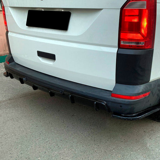 Oneway Heckdiffusor passend für Volkswagen Transporter T6/T6.1 2015-2022 - Schwarz glänzend